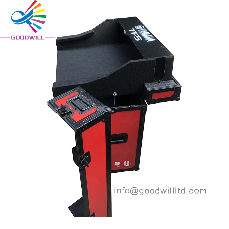 Hydraulic flight case for TF5