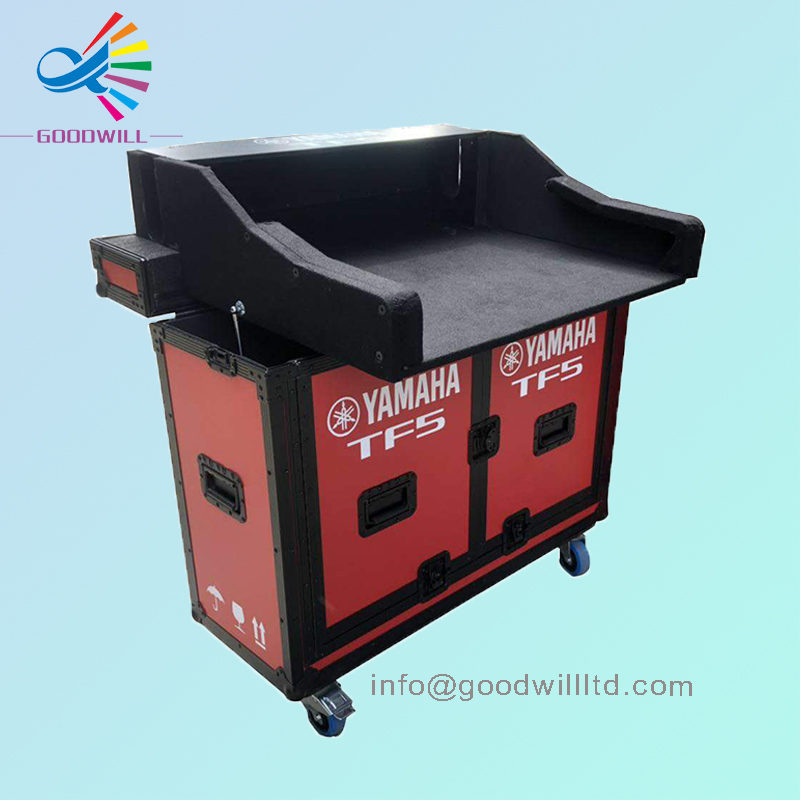 Orange-Hydraulic-Flight-Case-for-YAMAHA-TF5-Mixer